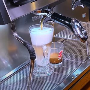 Cafe Latte Macchiato Recipe for Cafe Menu, menu recipe template for cafe