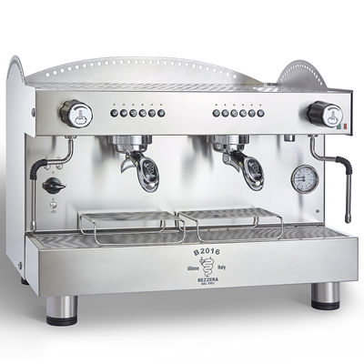 Bezzera b2016 2 Group Coffee Machine for cafe , white color