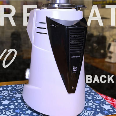 Fiorenzato F64Evo Coffee Bean Grinder for cafe , white color , front view