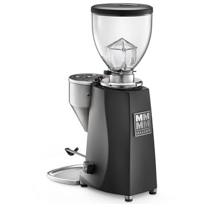 Mazzer Mini A Coffee Bean Grinder for cafe , black color , back view