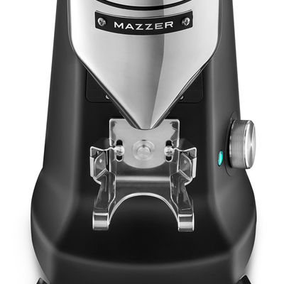 Mazzer V Pro Coffee Bean Grinder for cafe , black color , back view