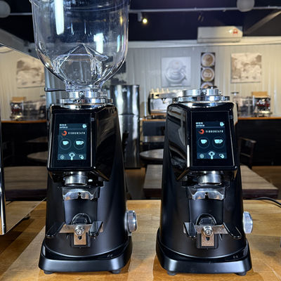 Fiorenzato F4EVO Coffee Bean Grinder for cafe , white color , front view